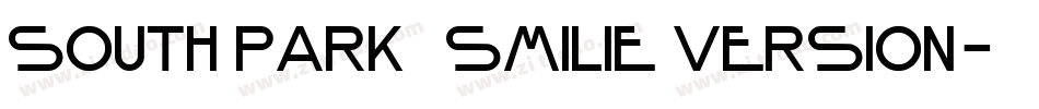 South Park )Smilie version字体转换